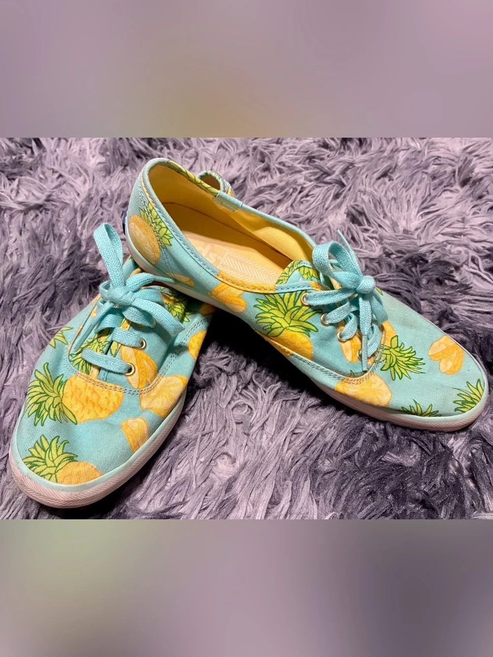 Keds- Pineapple Print Canvas Sneakers